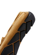 Erkek Sarı Süet Deri Günlük Loafer | Derimod