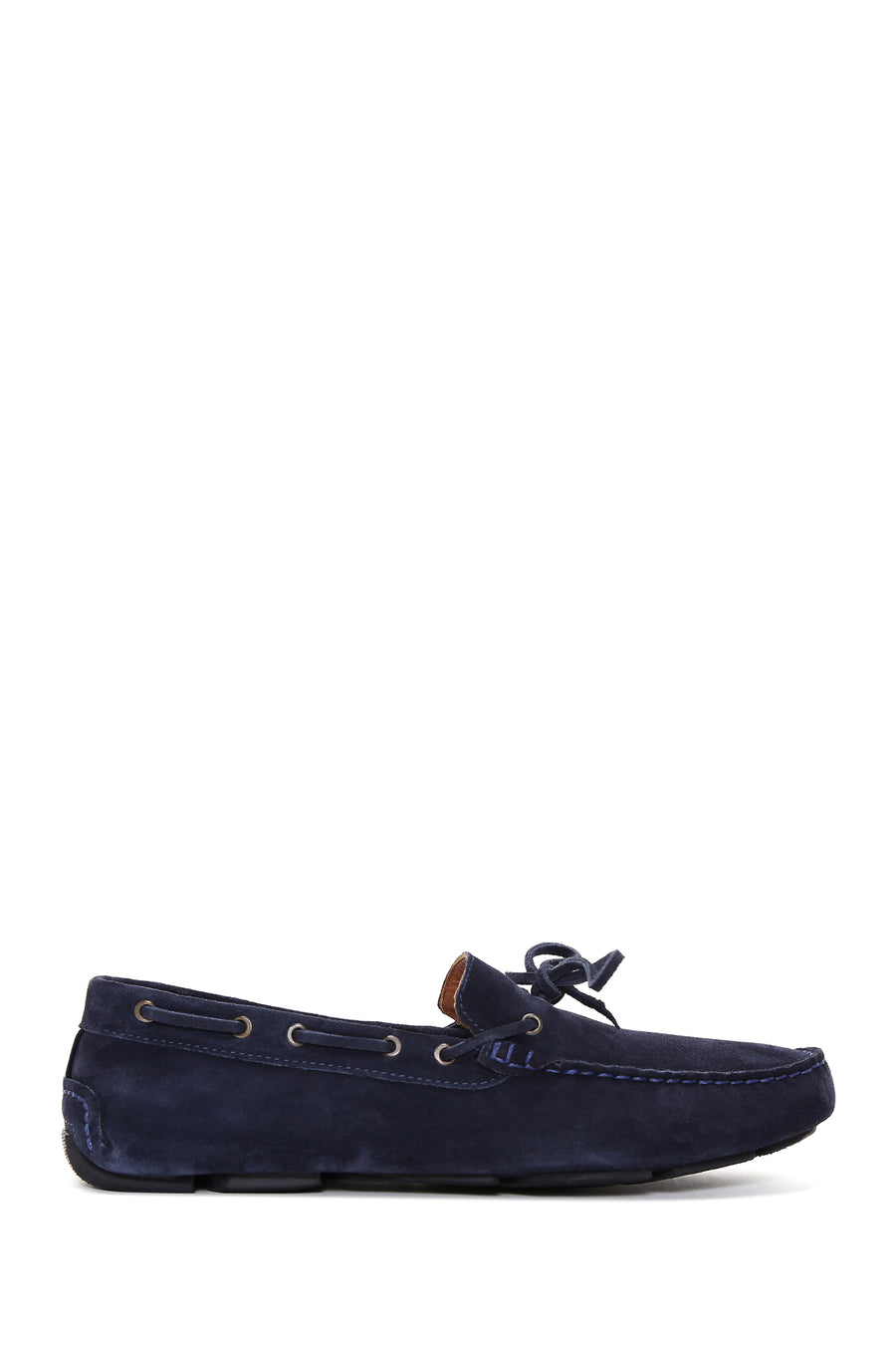 Erkek Lacivert Süet Deri Günlük Loafer 23SFD616110 | Derimod