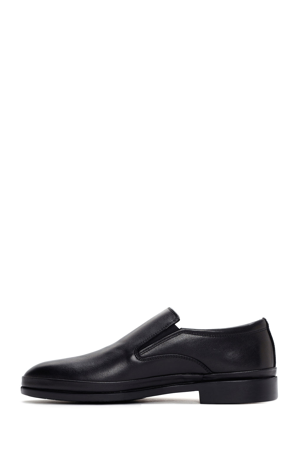 Erkek Siyah Deri Klasik Loafer