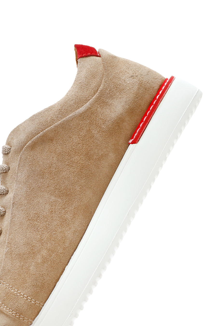 Erkek Vizon Süet Deri Sneaker
