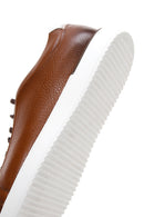 Men's Tan Leather Sneaker | Derimod