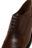 Men's Brown Leather Oxford Shoes | Derimod