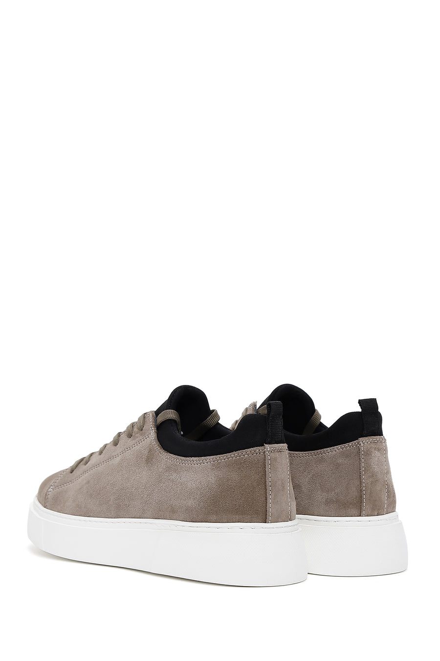 Men's Mink Suede Leather Thick Soled Sneaker