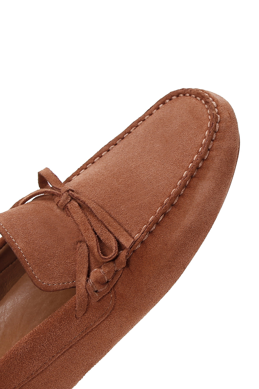 Erkek Turuncu Süet Deri Püsküllü Günlük Loafer