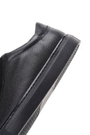 Men's Black Leather Sneaker | Derimod