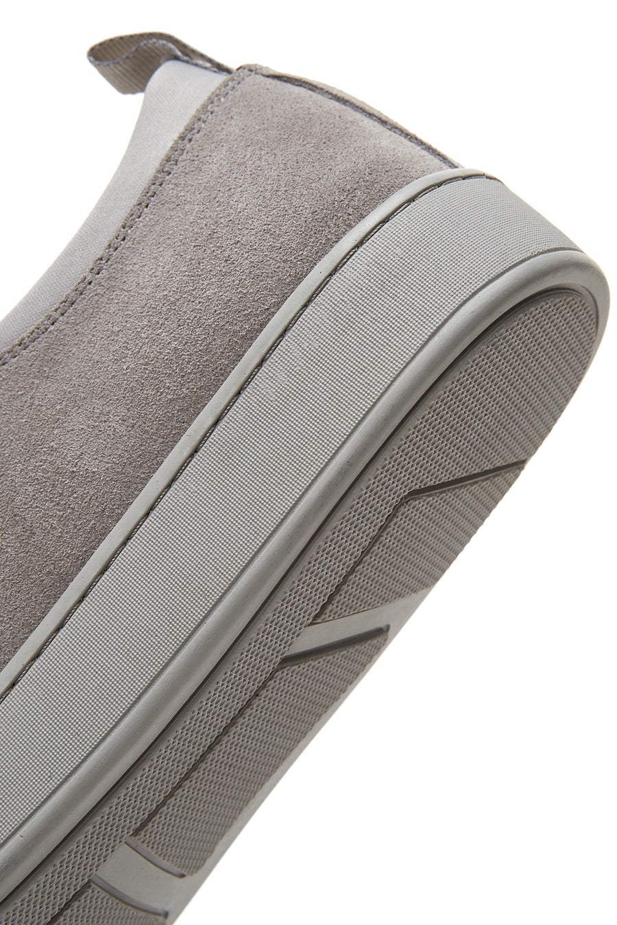 Erkek Gri Süet Deri Sneaker