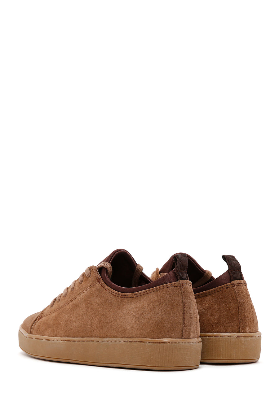 Erkek Vizon Süet Deri Sneaker