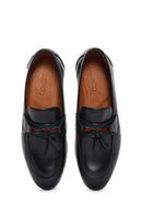 Erkek Siyah Deri Püsküllü Klasik Loafer | Derimod