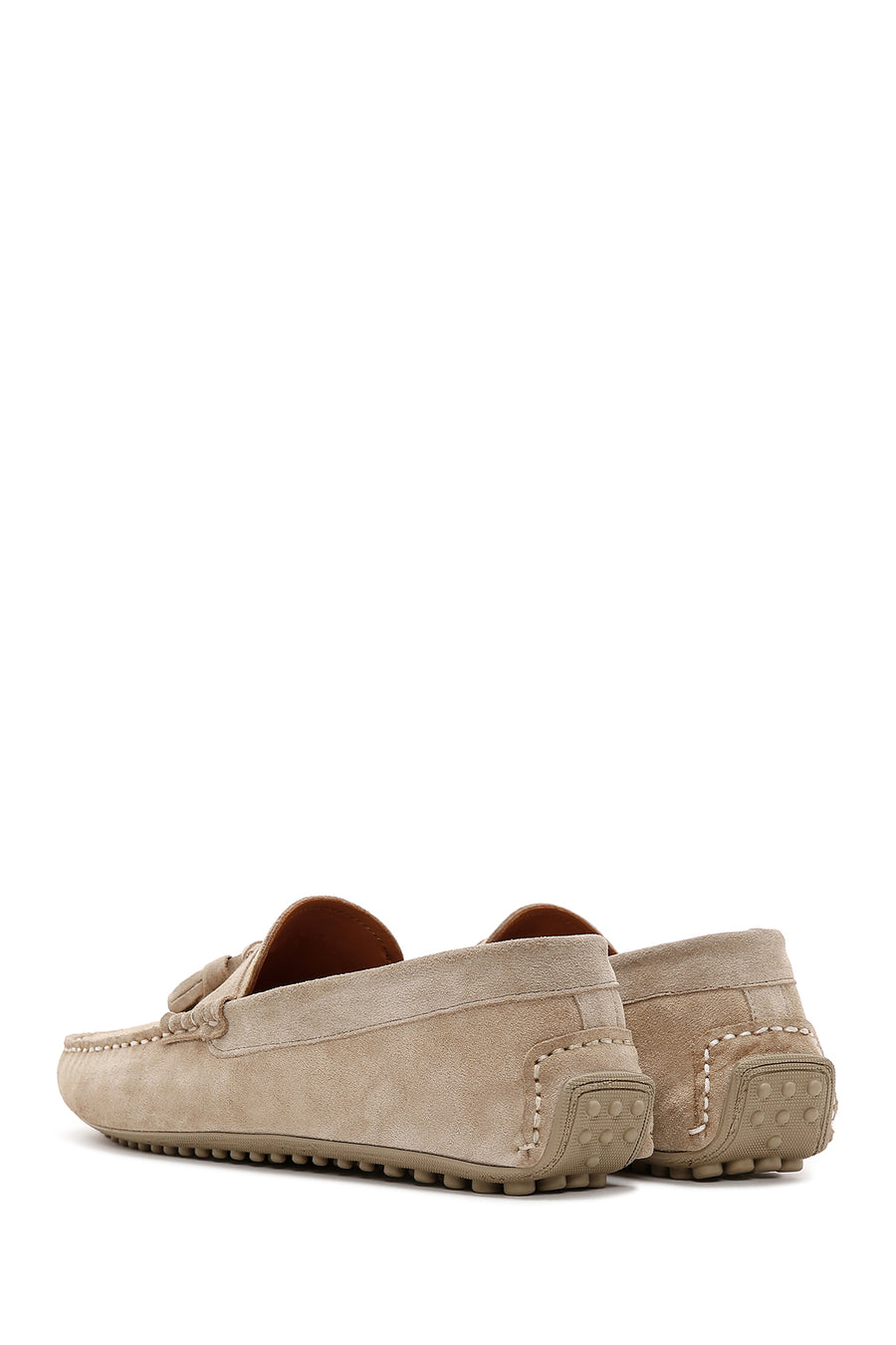 Men's Mink Suede Leather Tasseled Loafer