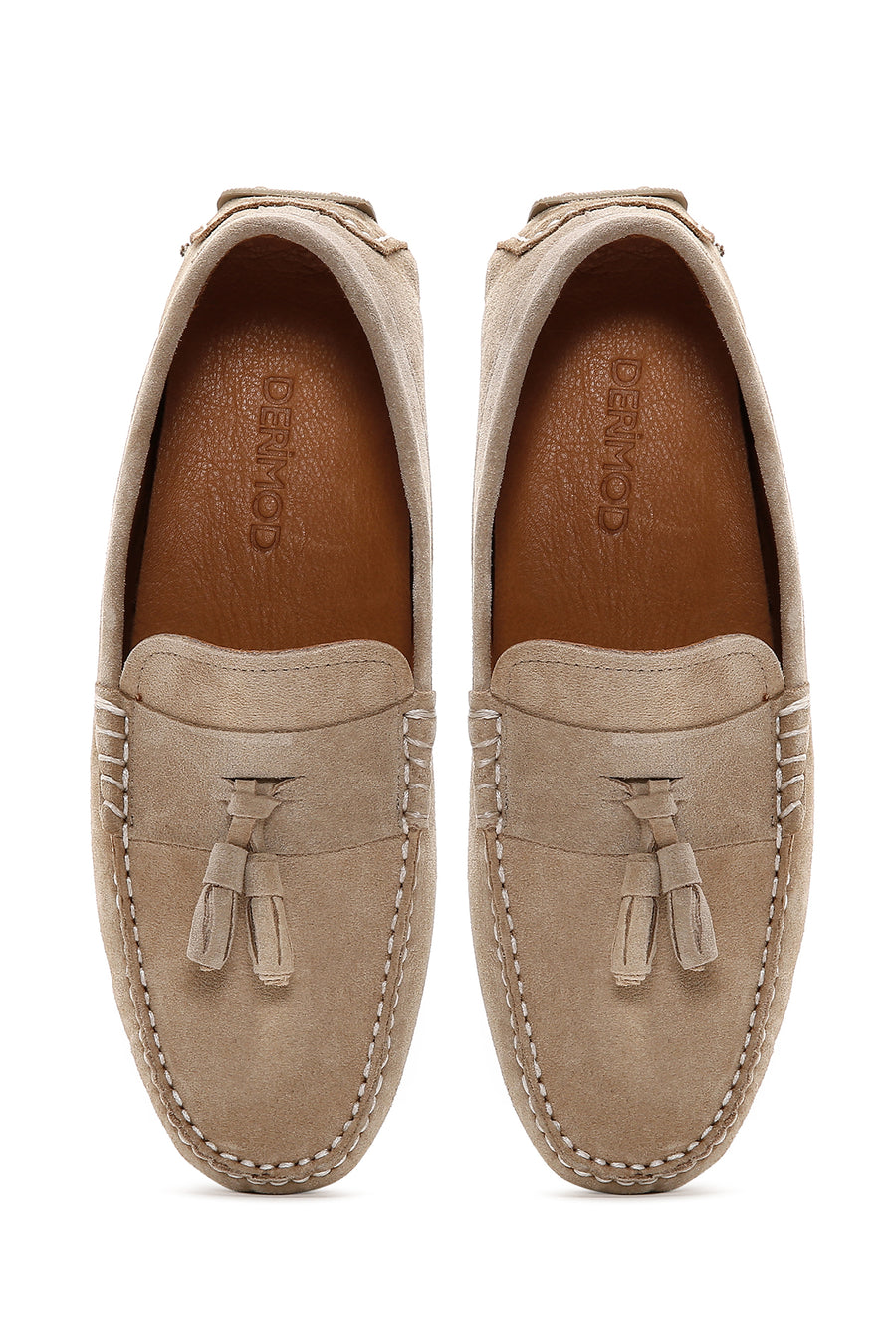 Men's Mink Suede Leather Tasseled Loafer
