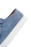 Erkek Mavi Süet Deri Casual Ayakkabı | Derimod