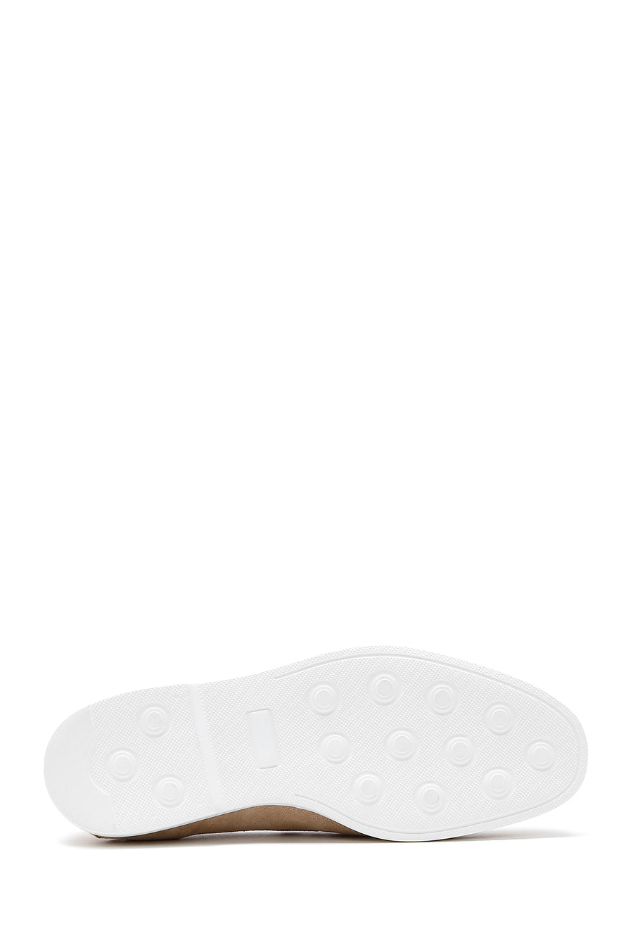 Erkek Vizon Süet Deri Spor Loafer