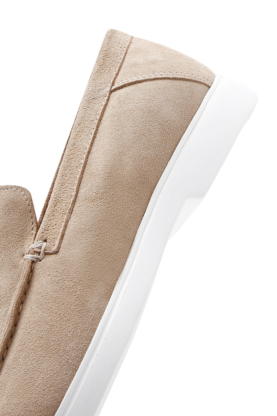 Erkek Vizon Süet Deri Spor Loafer
