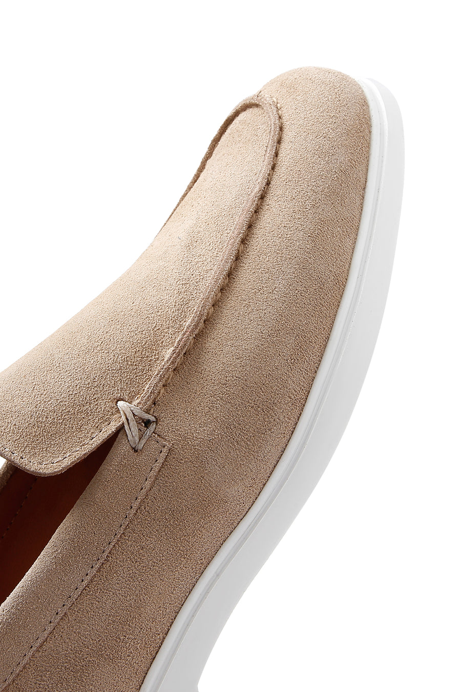 Erkek Vizon Süet Deri Spor Loafer