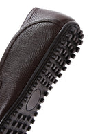 Men's Brown Leather Buckle Casual Loafer | Derimod