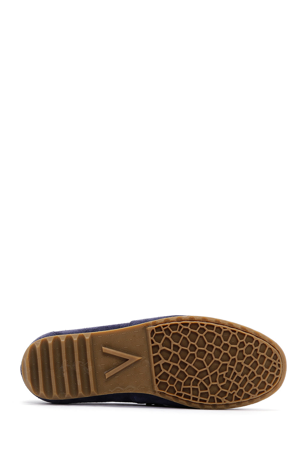 Erkek Lacivert Süet Deri Loafer