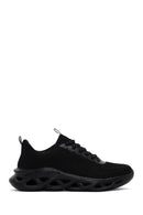 Men's Black Thick Soled Sneaker | Derimod