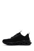 Men's Black Thick Soled Sneaker | Derimod