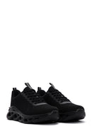 Men's Black Thick Soled Sneaker | Derimod