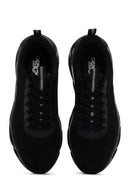 Men's Black Thick Soled Sneaker | Derimod