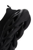 Men's Black Thick Soled Sneaker | Derimod