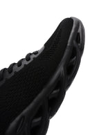 Men's Black Thick Soled Sneaker | Derimod