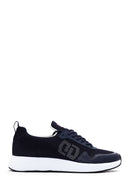 Men's Navy Blue Thick Soled Sneaker | Derimod