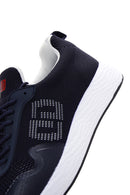Men's Navy Blue Thick Soled Sneaker | Derimod