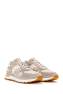 Men's Beige Leather Sneaker | Derimod
