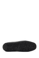 Men's Black Buckle Leather Casual Loafer | Derimod