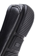 Men's Black Buckle Leather Casual Loafer | Derimod