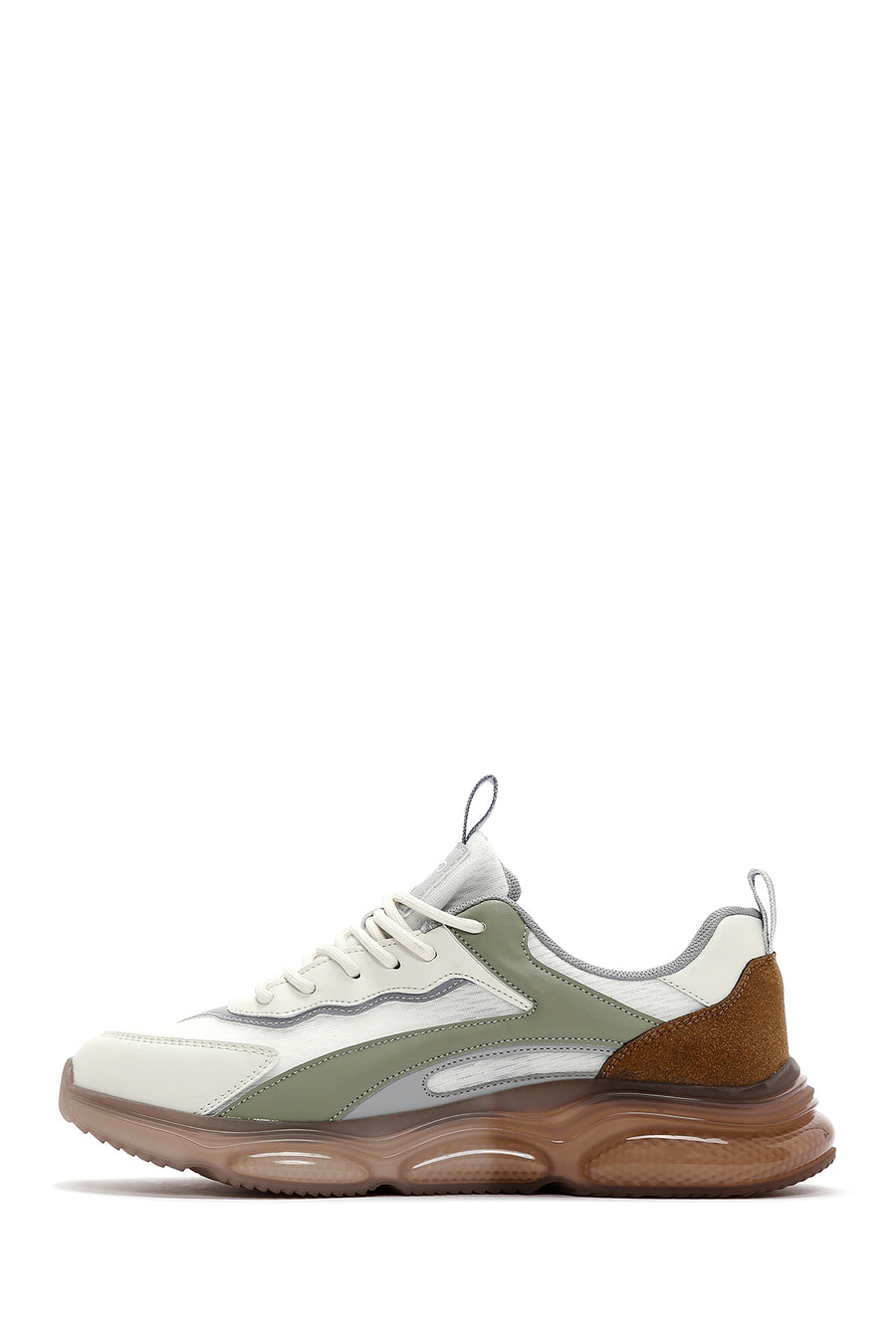 Men's Green Thick Soled Sneaker
