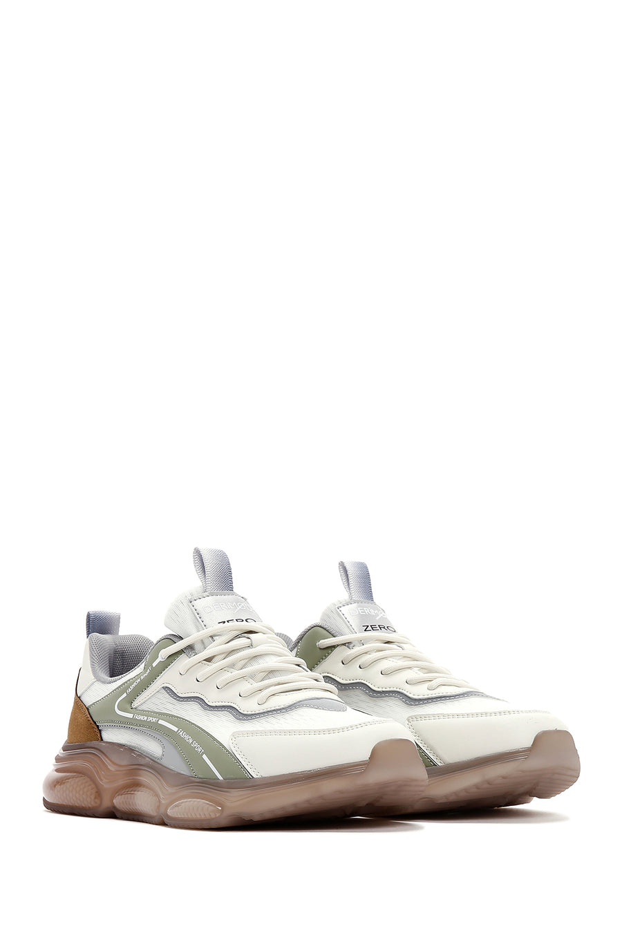 Men's Green Thick Soled Sneaker