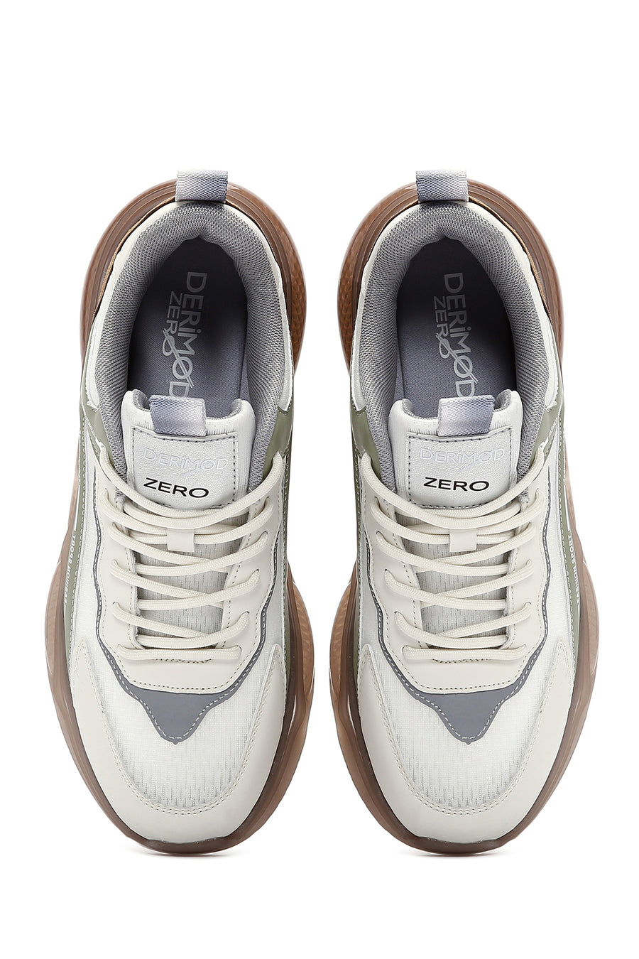 Men's Green Thick Soled Sneaker