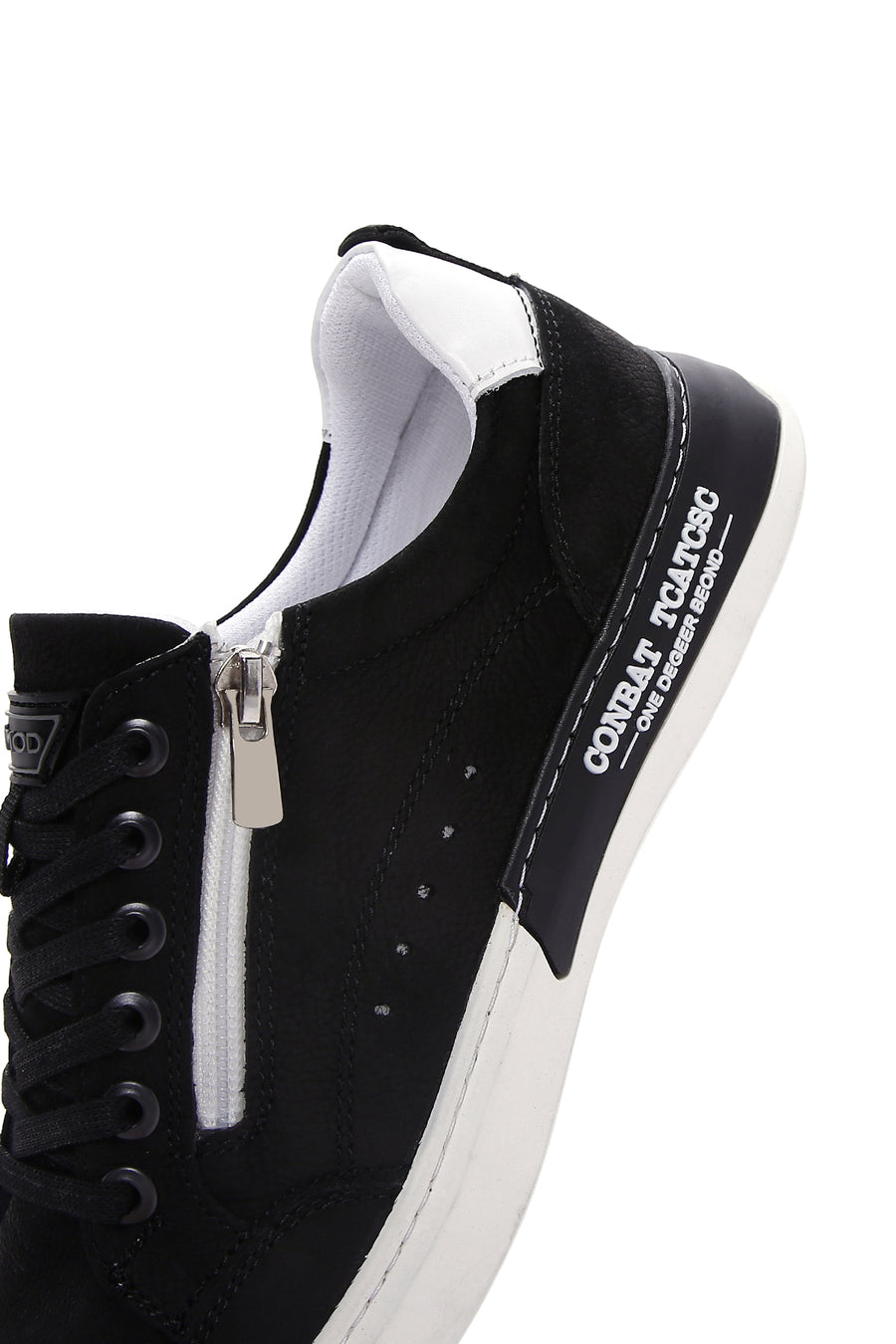 Erkek Siyah Nubuk Deri Sneaker