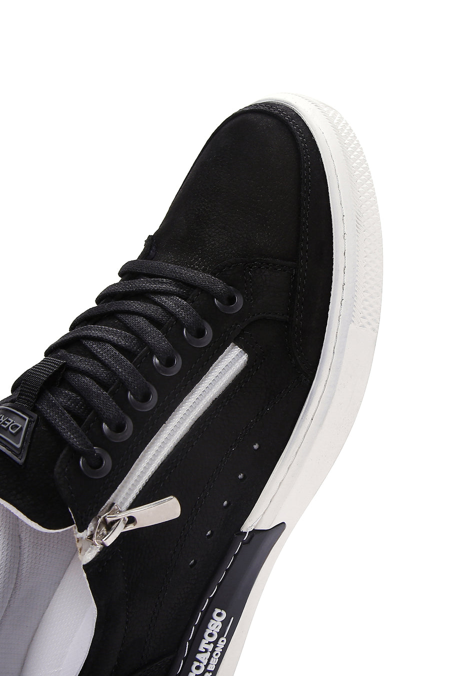 Erkek Siyah Nubuk Deri Sneaker