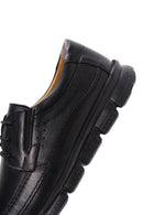 Men's Black Leather Comfort Casual Shoes | Derimod