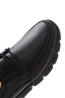 Men's Black Leather Comfort Casual Shoes | Derimod