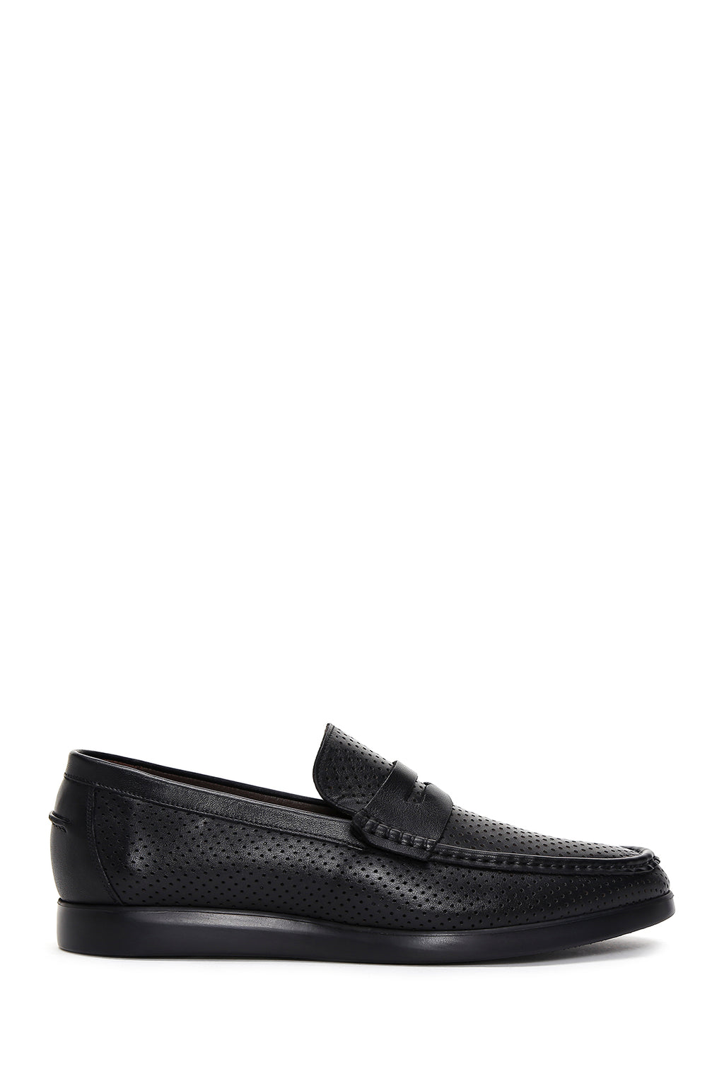 Erkek Siyah Deri Loafer
