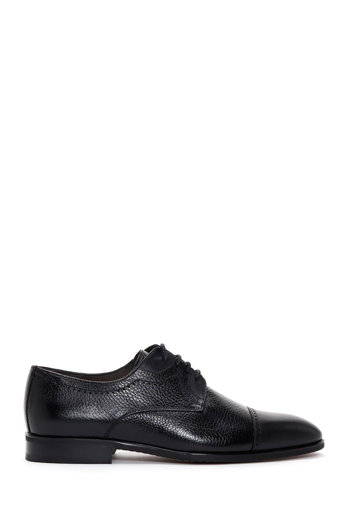 Men's Black Leather Classic Shoes 23SFD6534FT | Derimod