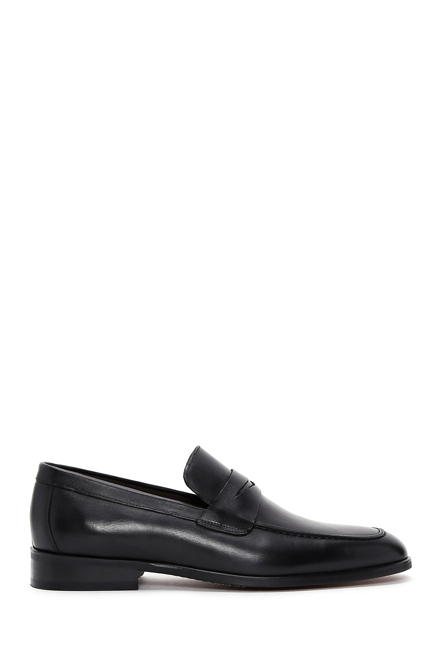 Erkek Siyah Deri Klasik Loafer 23SFD653518 | Derimod
