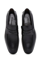 Men's Black Leather Classic Loafer | Derimod