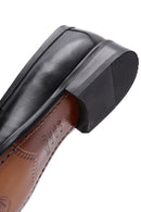 Men's Black Leather Classic Loafer | Derimod