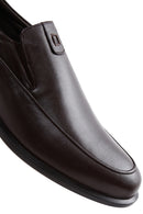 Erkek Kahverengi Deri Comfort Loafer | Derimod