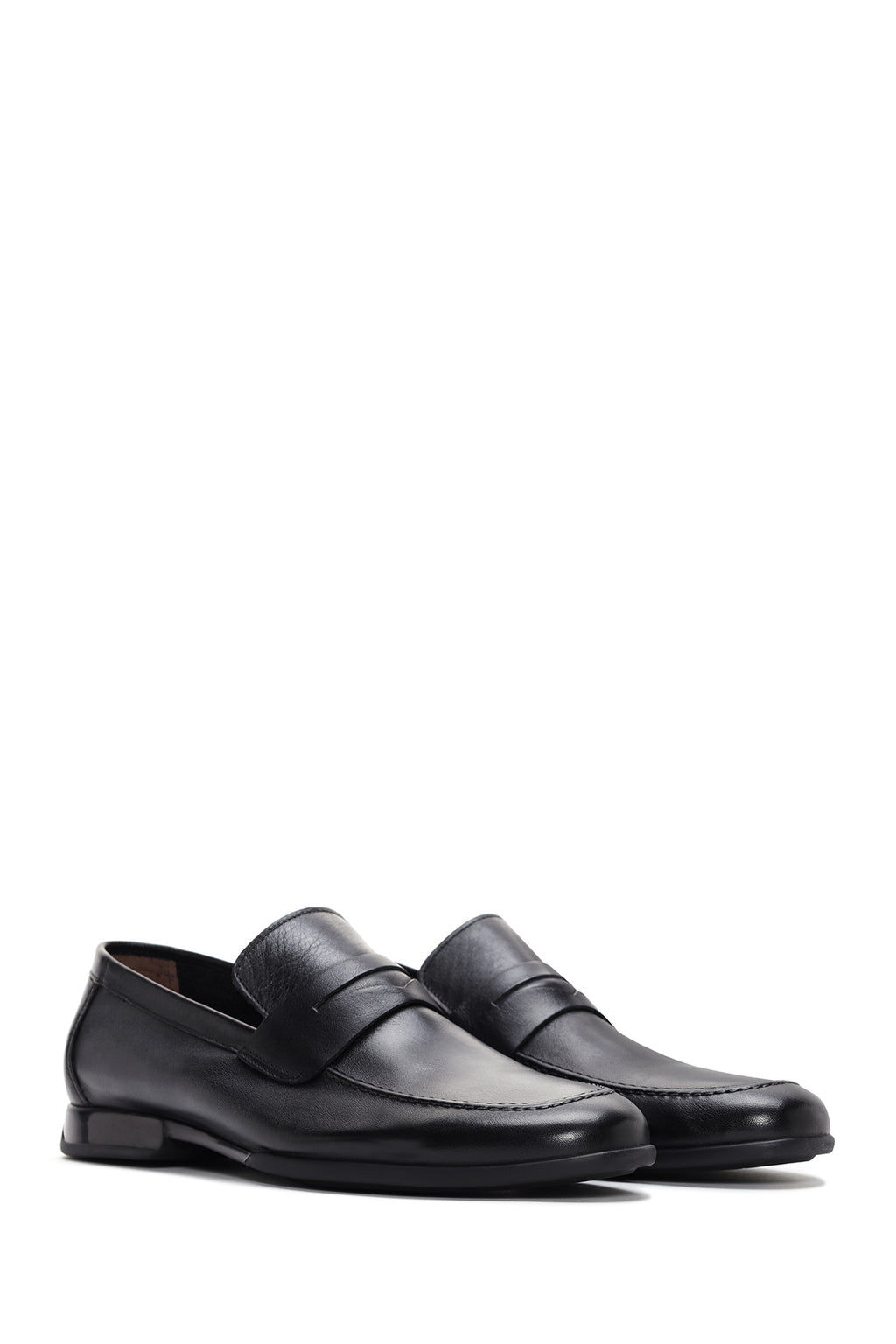 Erkek Siyah Deri Casual Loafer