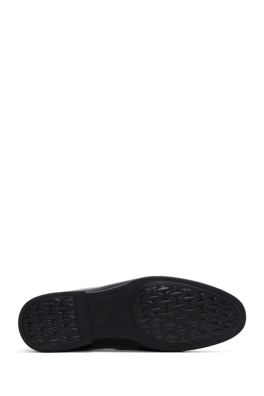 Men's Black Leather Casual Loafer