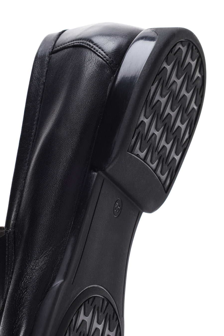 Men's Black Leather Casual Loafer