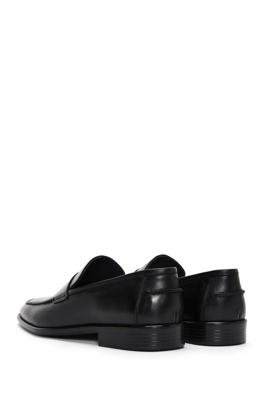 Erkek Siyah Deri Klasik Loafer