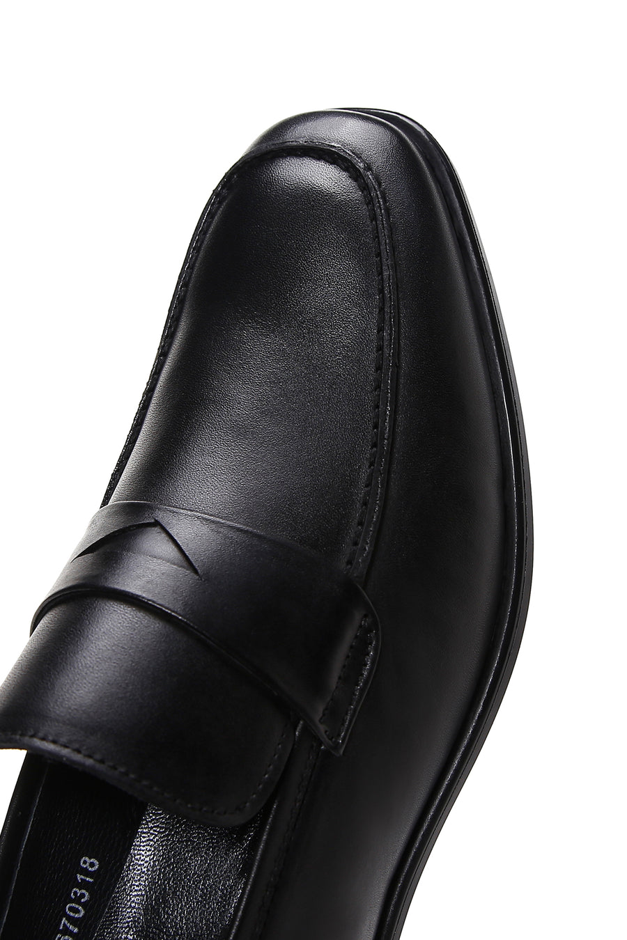 Erkek Siyah Deri Klasik Loafer