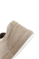 Men's Beige Nubuck Leather Casual Shoes | Derimod